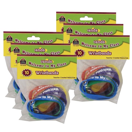 Teacher Created Resources Welcome to My Class Wristbands, 10 Per Pack, PK6 6023